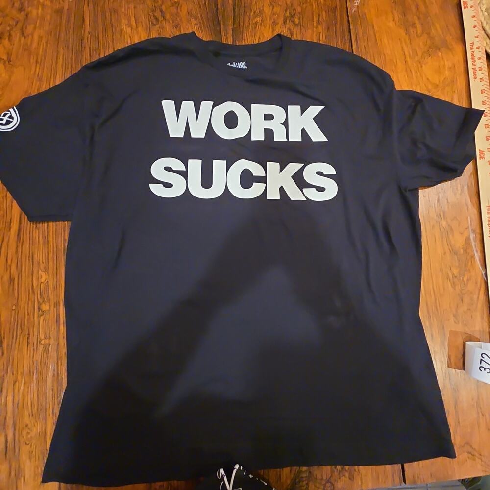 blink-182 “Work Sucks I Know” XXXL Crew Neck tour merch